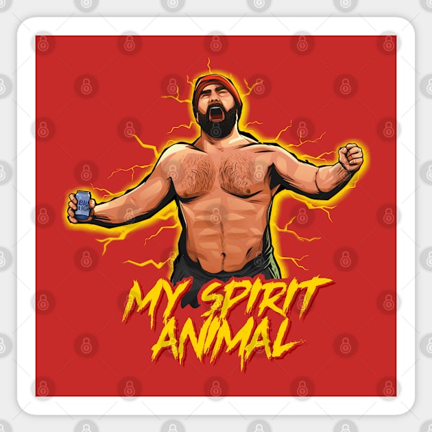 Jason Kelce My Spirit Animal Sticker by flataffex